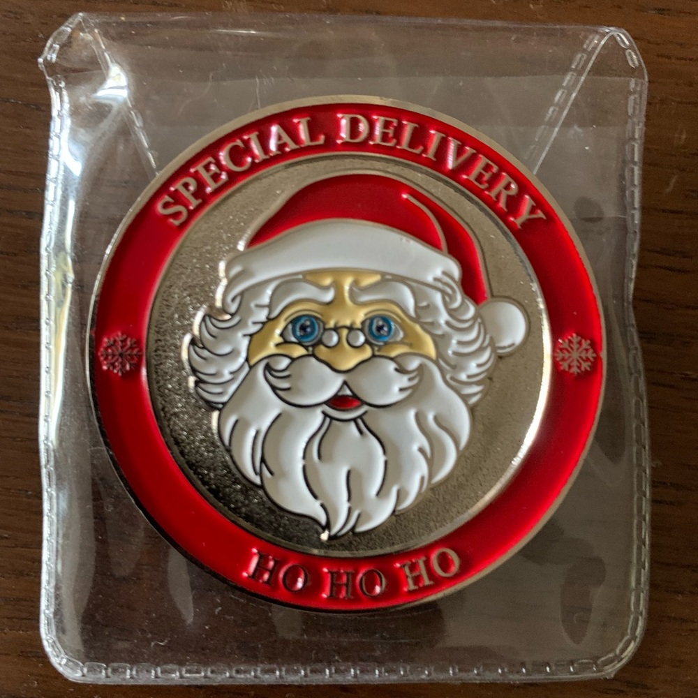 1st Responder Christmas “IOU” Challenge Coin - For Police/1st Responder Families